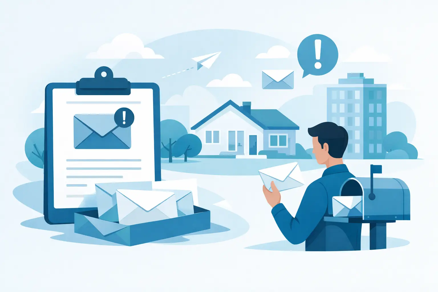 Property Management Notice Mailing Example | Certified Mail Labels